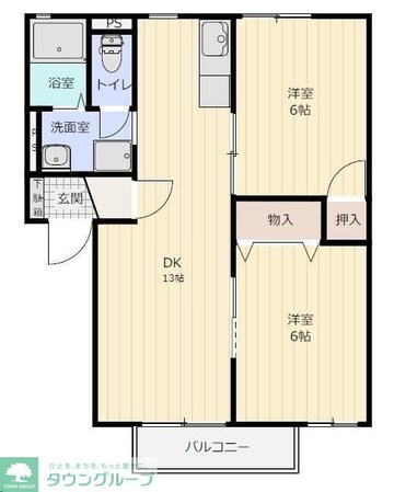 ロジュマンAの物件間取画像